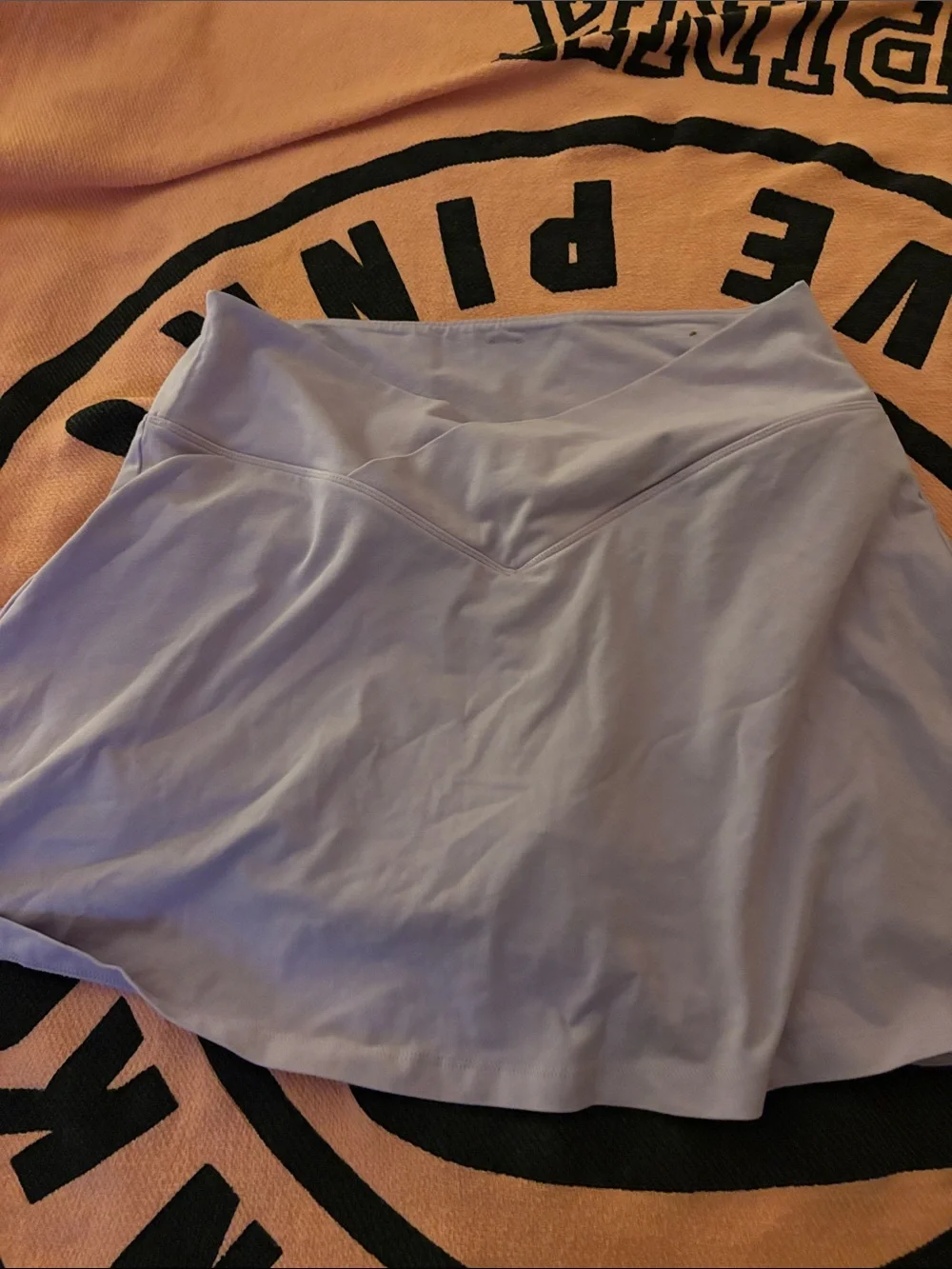 PINK Victoria's Secret SKORT W/POCKETS Pastel Lavender Mini